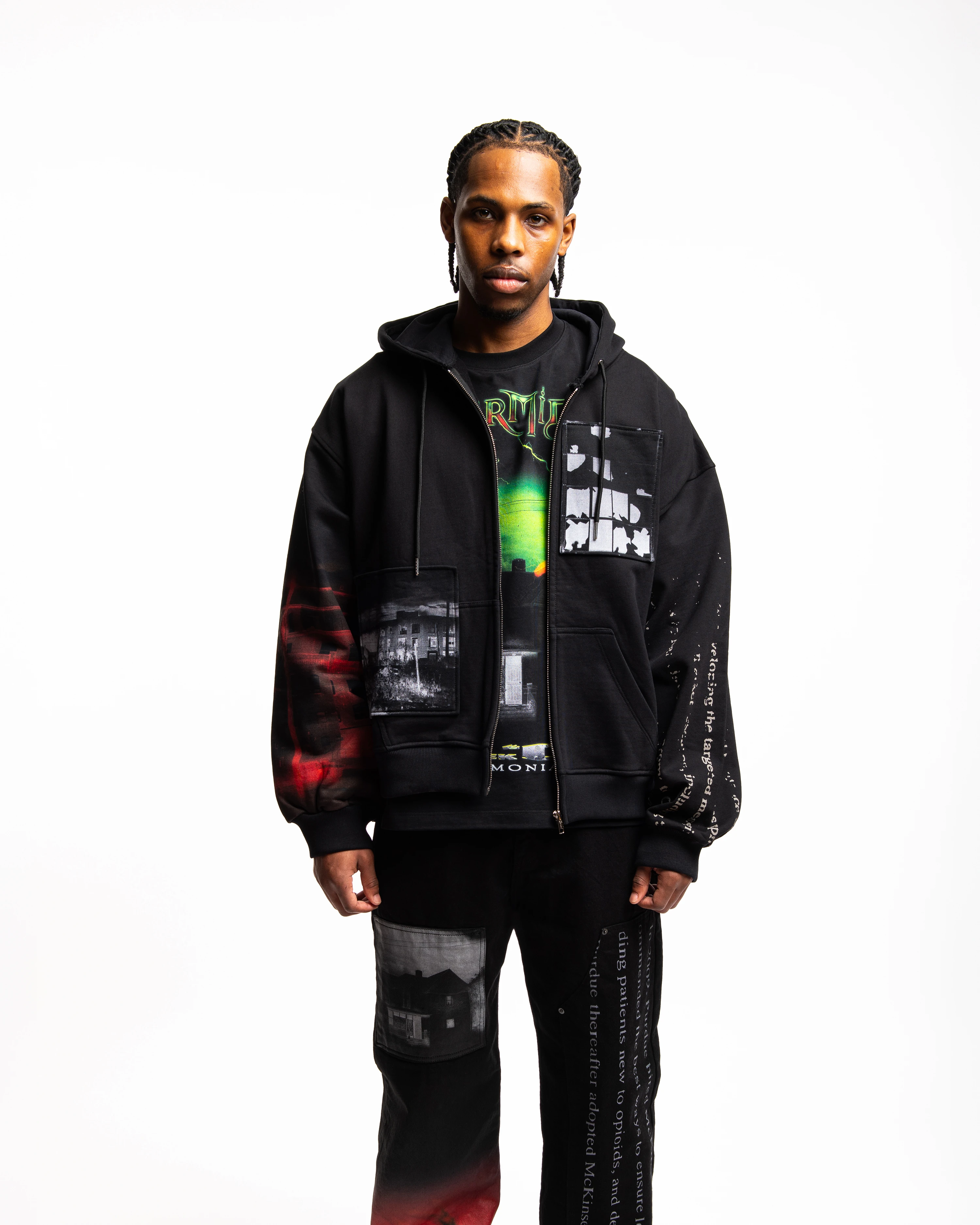 I Remember Hoodie on model