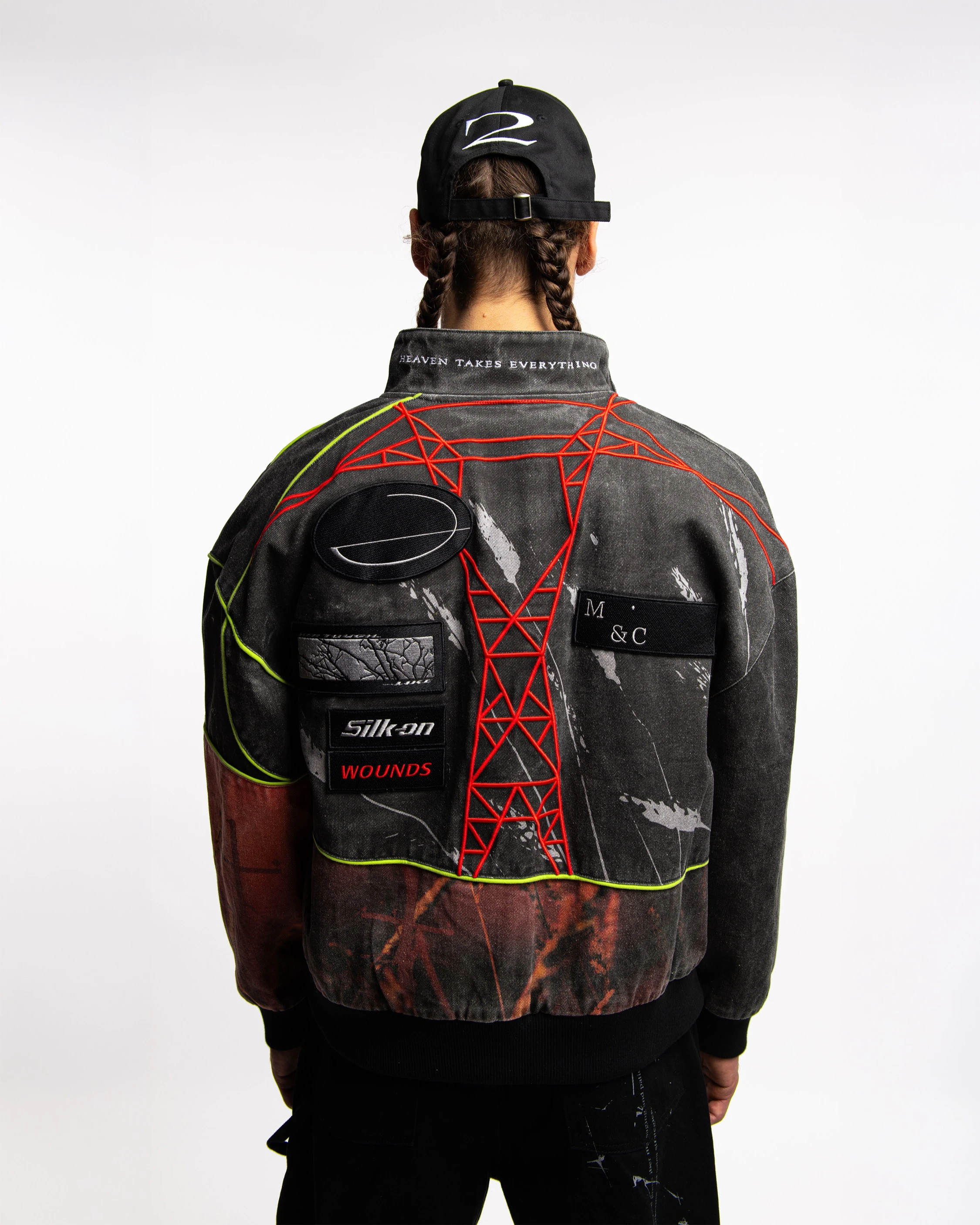 Determinism Jacket on model